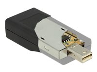 Bild von DELOCK Adapter mini DisplayPort 1.2 Stecker > VGA Buchse schwarz Premium