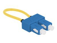 Bild von DELOCK LWL Loopback Adapter SC / UPC Singlemode blau