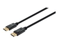 Bild von MANHATTAN 8K60Hz DisplayPort 1.4 Kabel Stecker auf Stecker 3m unterstützt 4K144Hz HDR vergoldete Kontakte schwarz