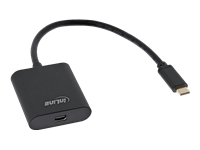 Bild von INLINE USB Display Konverter USB Typ-C Stecker zu Mini DisplayPort Buchse DP Alt Mode 4K2K schwarz 0.2m