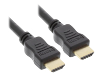 Bild von INLINE HDMI HighSpeed Kabel PREMIUM 5m St/St mit Ethernet, abwaertskompatibel, vergoldete Kontakte, 4K 3D Unterstuetzung