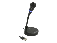 Bild von DELOCK USB Mikrofon mit Standfuss und Touch-Mute Taste