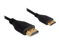 Bild von DELOCK Kabel HDMI A Stecker > Mini C Stecker High Speed with Ethernet 1 m Slim