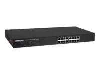 Bild von INTELLINET 16-Port Fast Ethernet PoE+ Switch 8 x PoE+/PoE Ports 8 x Standard RJ45-Ports Endspan 19 Rackmount