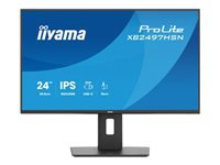 Bild von IIYAMA XB2497HSN-B1 60,96cm 24Zoll IPS 4-side slim bezel 1920x1080 USB-C Dock LAN/65W PD/DP-OUT USB2x3.2+2xC 7,5W 15cm Height Adj.