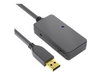 Bild von PURELINK DS2200-120 - 12m USB 2.0 Aktiv Verlängerung mit Hub schwarz
