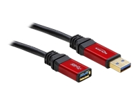 Bild von DELOCK Kabel USB 3.0 rot Verlaengerung 1.0m