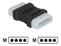 Bild von DELOCK Adapter Power 4pin 5,25Z St/St