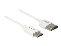 Bild von DELOCK Kabel High Speed HDMI mit Ethernet - HDMI-A Stecker > HDMI Mini-C Stecker 3D 4K 1 m Slim High Quality