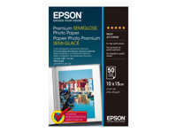 Bild von EPSON Premium semi gloss Foto Papier inkjet 251g/m2 100x150mm 50 Blatt Pack