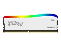 Bild von KINGSTON 16GB 3600MT/s DDR4 CL18 DIMM FURY Beast White RGB SE