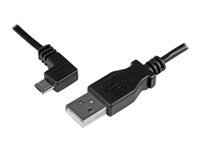 Bild von STARTECH.COM Micro USB Lade/Sync-Kabel - St/St - Micro USB linksgewinkelt - 1m - USB auf Micro USB Ladekabel 2m