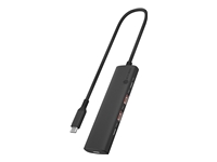 Bild von ICY BOX IB-HUB1437-CPD 4-Port USB 3.2 Gen2 HUB Power delivery 100W Integriertes 30cm langes geflochtenes Kabel Textilummantelung