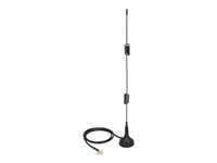 Bild von DELOCK LTE Antenne TS-9 Stecker 90 2 - 3 dBi starr omnidirektional mit magnetischem Standfuss und Anschlusskabel RG-174 50cm outdoor