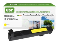 ESR Toner cartridge compatible with HP CF312A yellow remanufactured 31.500 pages