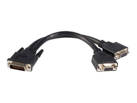 Bild von STARTECH.COM DMS-59 Adapter Y Kabel - DMS59 LFH59 (Stecker) auf 2 x VGA (Buchse) - Splitter