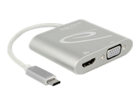 Bild von DELOCK USB Type-C Splitter DP Alt Mode > 1 x HDMI + 1 x VGA out