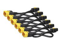 APC Power Cord Kit Power cable, IEC 60320 C19 to IEC 60320 C20 16 A 61cm red pack of 6