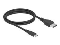 Bild von DELOCK Bidirektionales USB Type-C zu DisplayPort Kabel DP Alt Mode 8K 60Hz 1m DP 8K zertifiziert