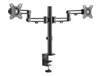 EATON TRIPPLITE Dual-Monitor Flex-Arm Desktop Clamp for 13p to 27p Displays