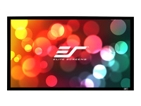 ELITE ER100DHD3 16:9 H:124.4 W:221.4 2.36in/6cm Fixed Frame Front Projection Screen for Entry Level Home Cinema Projector