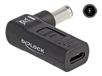 Bild von DELOCK Adapter fur Notebook Ladekabel USB Type-C Buchse zu Sony 6,0 x 4,3mm Stecker 90 gewinkelt