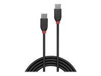 Bild von LINDY 1m USB 3.1 Typ C Kabel 3A Black Line