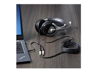 Bild von STARTECH.COM 3,5mm Klinke Audio Y-Kabel - 4 pol. auf 3 pol. Headset Adapter für Headsets mit Kopfhörer / Microphone Stecker - St/