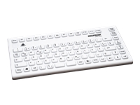 Bild von GETT InduProof Smart Compact USB Silikon IP68 Tastatur desinfizierbar wasserdicht weiss 86 Tasten (CH)