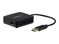 Bild von STARTECH.COM USB 2.0 auf LWL Konverter Offener SFP - USB 2.0 100Mbit/s Ethernet Netzwerk Adapter - Windows/Mac/Linux - SFP Adapter