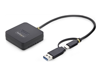 Bild von STARTECH.COM USB-C und USB-A auf M.2 NVMe Dock Adapter 10Gbps Tool-Free externer M.2 NVMe SSD Reader B+M und M-Key