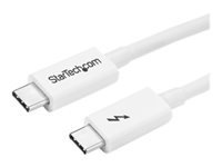 Bild von STARTECH.COM Thunderbolt 3 Kabel - 20Gbit/s - 1m - Weiss - 4K 60Hz - Passiv - Thunderbolt Kabel - USB Typ C Lader