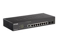 Bild von D-LINK DGS-2000-10P 10-Port Gigabit PoE Managed Switch 8x 10/100/1000Mbit/s TP (RJ-45) PoE Port