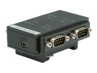 Bild von ROLINE USB 2.0 nach RS232 Adapter für DIN Hutschiene 4 Port