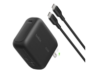BELKIN 100W 1C GAN WALL CHARGER W/5A C-C 1.5M BK FOLDABLE EU PLUG
