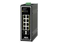 Bild von EATON TRIPPLITE 8-Port Unmanaged Industrial Gigabit Ethernet Switch - 10/100/1000mbps -40 to 75 C DIN Mount