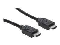 Bild von MANHATTAN Hi-Speed HDMI Kabel 3m 3D 4K HDMI Stecker auf Stecker Geschirmt Schwarz