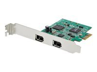 Bild von STARTECH.COM 2 Port PCI Express Controller Karte - 1394a Firewire - TI TSB82AA2 Chipsatz - Windows & Mac kompatibel