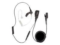 Bild von HYTERA Schwarze Sprechgarnitur mit Schallschlauch und abnehmbarem Inline-PTT für PD7 Serie  PD985 PT5 Serie