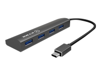 Bild von ICY BOX IB-AC6405-C USB Type-C Hub unterstuetzt 4x USB Type-A Ports mit bis zu 5 Gbit/s