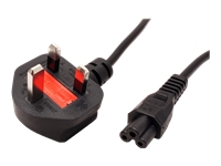 Bild von VALUE Power Cable UK BS 1363-C5 1,8m black 2.5A