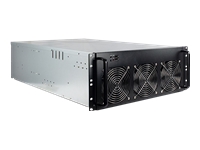 Bild von INTER-TECH IPC 4w40 Mining-Rack 48,26cm 19Zoll 4HE IPC-Gehaeuse keine ext/int Laufwerke Montagleisten fuer GraKa 6x 120 Luefter