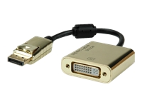 Bild von ROLINE GOLD 4K DisplayPort-DVI Adapter Aktiv v1.2 DP ST - DVI BU