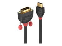 Bild von LINDY 1m HDMI/DVI-D Kabel Black Line HDTV und HDCP kompatibel