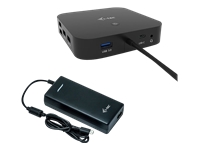 Bild von I-TEC USB-C Dual Display MST DS 2x DP 1x GLAN 3x USB 3.1 2x USB 2.0 1x USB-C-Datei 1x Audio/Mic Jack 1x 100W USB-C PD + Charger 112W