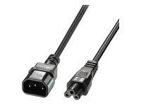 Bild von LINDY 2m IEC C14 to IEC C5 Cloverleaf Extension Cable