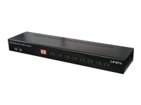 Bild von LINDY KVM Switch Pro USB Audio DVI-I 8 Port. 48,26cm 19 Zoll, 8 Port, USB 2.0 + DVI-I + Audio