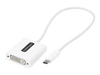 Bild von STARTECH.COM USB-C auf DVI Adapter - 1920x1200p - USB-C Dongle - Monitoradapter - Thunderbolt 3 kompatibel - 30cm Kabel