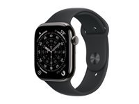 APPLE Watch Series 11 GPS + Cellular 46mm Slate Titanium Case with Black Sport Band - M/L