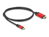 Bild von DELOCK ?USB Type-C zu HDMI Kabel DP Alt Mode 8K 60 Hz mit HDR Funktion 1m rot